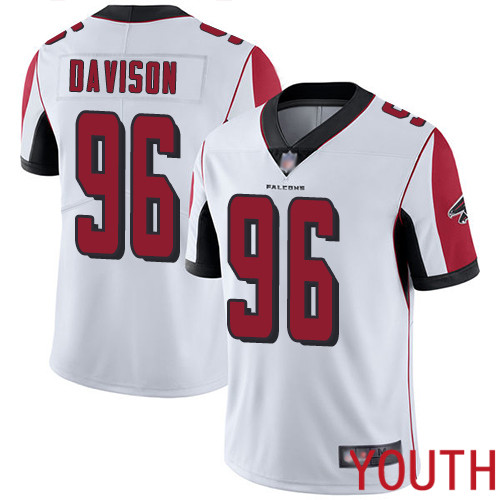 Atlanta Falcons Limited White Youth Tyeler Davison Road Jersey NFL Football 96 Vapor Untouchable